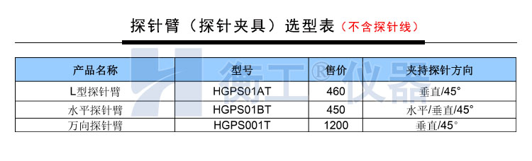 衡工HGPS02探針調整座 探針座 探針夾具 探針臂 夾卡具 微調定位器 探針臺 銅鎢鋼探針