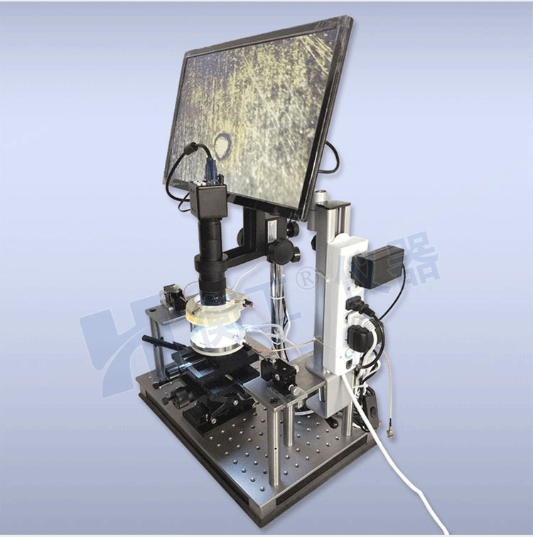 衡工HGPS100探針臺 探針臺 半導體芯片測試臺 太陽(yáng)電池IV樣品臺 真空吸附載臺 裂紋檢測顯微鏡成像
