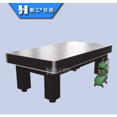 精密光學(xué)平臺 自水平隔震光學(xué)平臺 自動(dòng)充氣平衡平臺M6X25螺紋孔